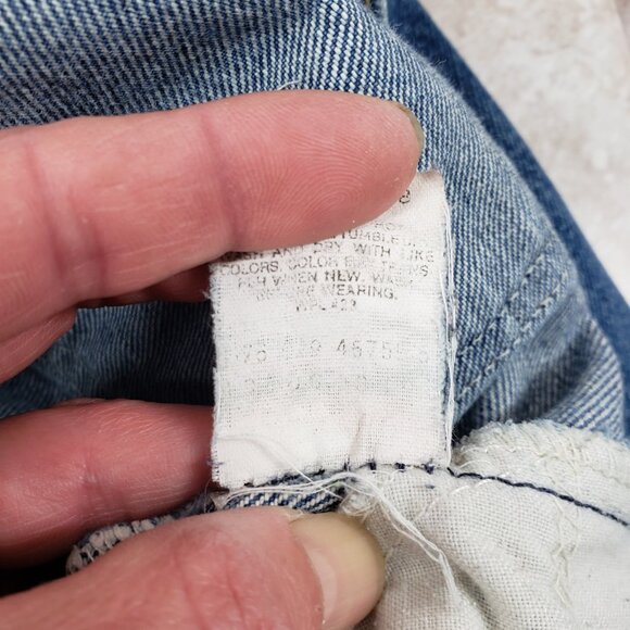 Vintage 90s Levis 558 Orange Tab Blue Jeans Mens size 34 X 34. Light medium wash - Picture 4 of 13